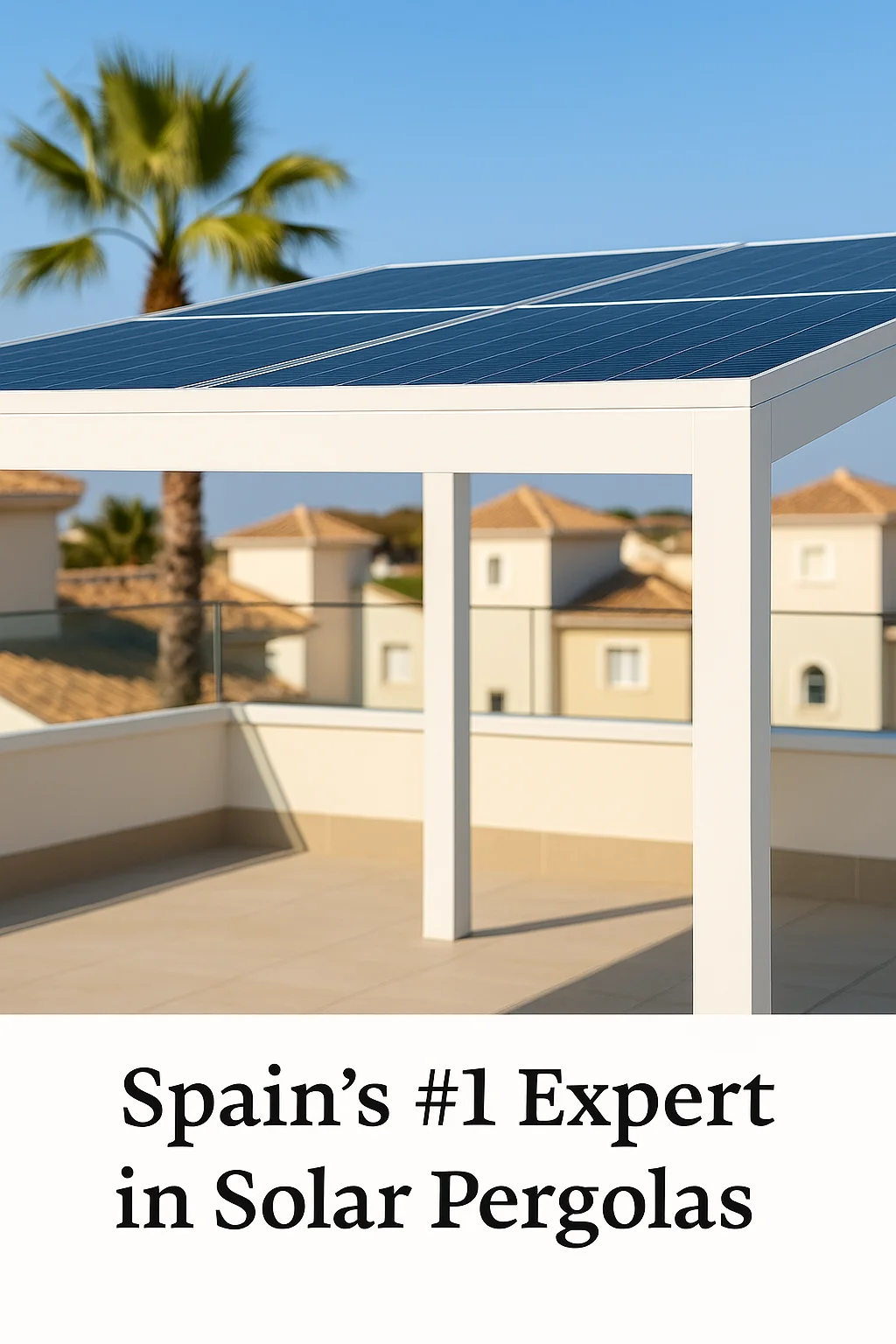 Marquesina fotovoltaica Aurora con vidrio solar full-black sobre zona de aparcamiento